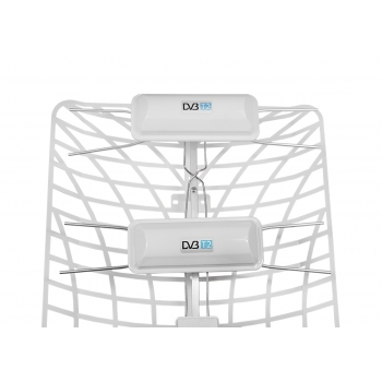 NAJMOCNIEJSZA ANTENA SIATKOWA DVB-T2 AXIN 4K LTE MUX8 PRODUKT POLSKI BIAŁA