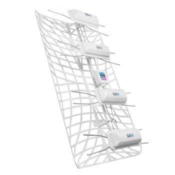 NAJMOCNIEJSZA ANTENA SIATKOWA DVB-T2 AXIN 4K LTE MUX8 PRODUKT POLSKI BIAŁA